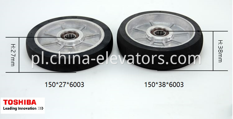 Guide Roller for Toshiba High Speed Elevators 